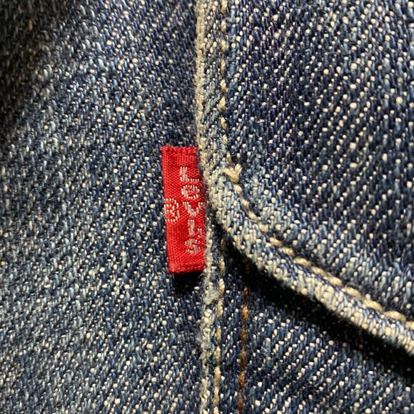 MEN’S LEVI STRAUSS & CO LEVI’S SLIM STRAIGHT 514 BLUE DENIM JEANS SZ W 30/L30 - Picture 9 of 14